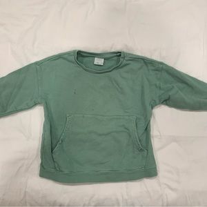 Zara boys mint green sweatshirt - Size 3-4